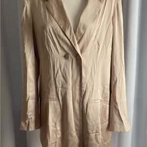 Abercrombie & Fitch Champagne Gold Women's Blazer Dress Large